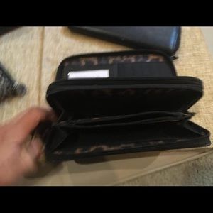 Various brands of wallets